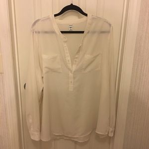 Old Navy White Blouse
